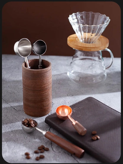 Walnut Wooden Measuring Spoon Set for Kitchen Use - Smarsty