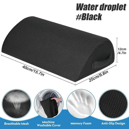 Ergonomic Memory Foam Foot Rest for Office Comfort - Smarsty