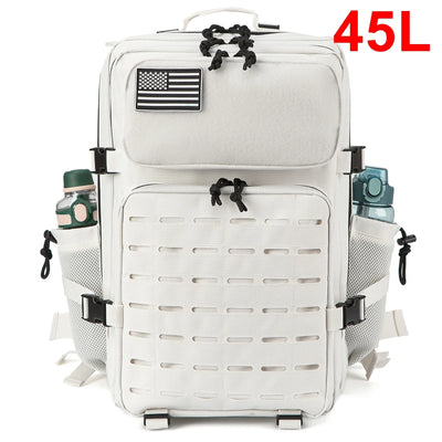 25L/45L Tactical Backpack for Men and Women Outdoor Survival Bug Out Bag Small School Rucksack Hking with Bottle Holder - Smarsty