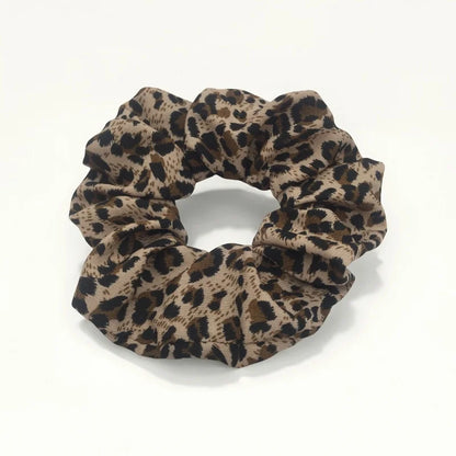 Leopard Print Scrunchie High Elastic Hair Tie Elegant - Smarsty
