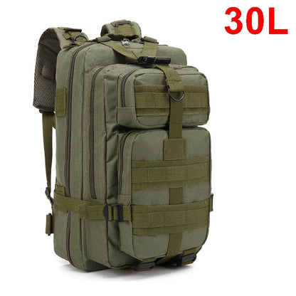 30/50L Tactical Backpacks Man Traveling Bags Survival Outdoor 3P Assault Pack EDC Molle Pack hiking Trekking Hunting Bag - Smarsty
