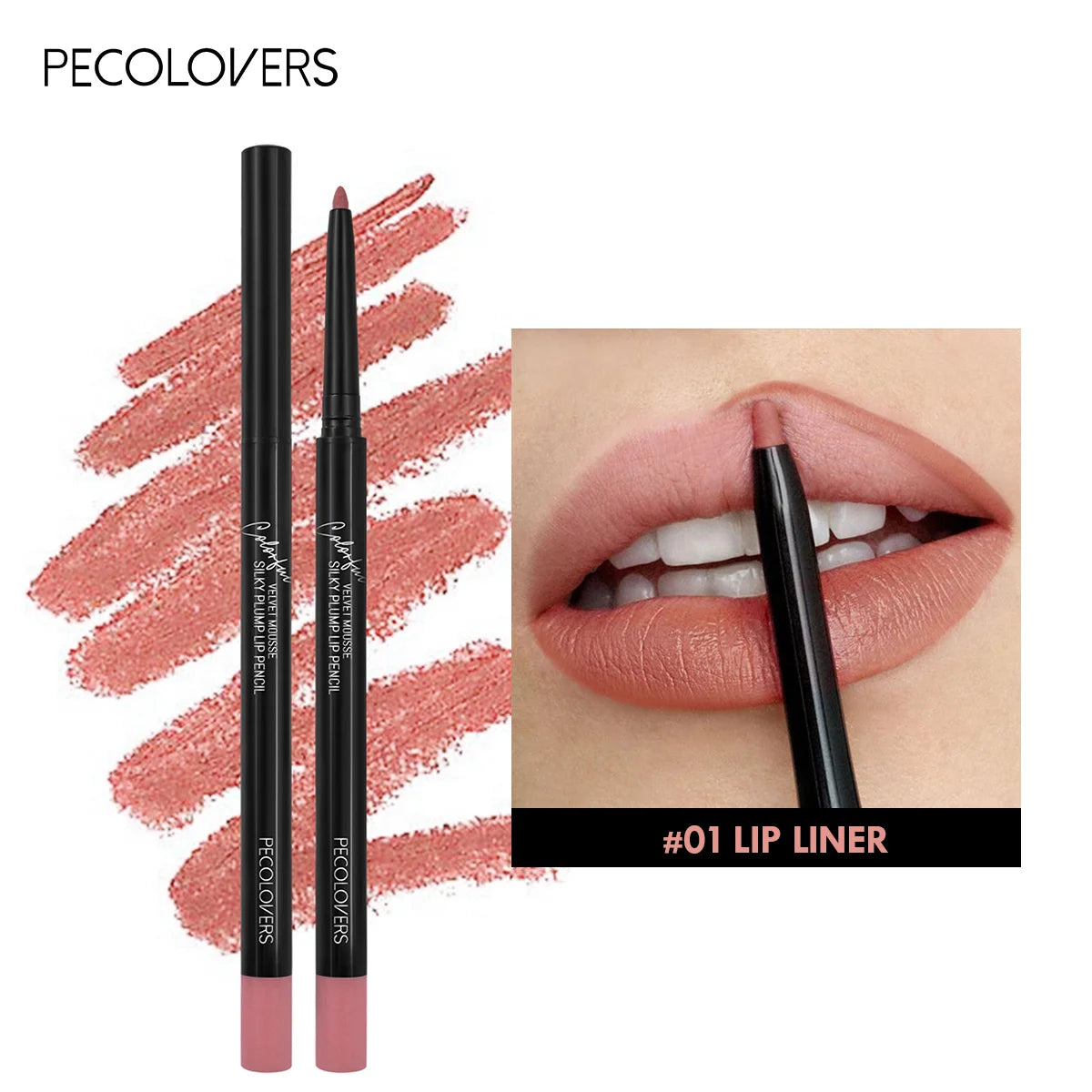 Waterproof Red Lip Liner Pencil for Long Lasting Color - Smarsty