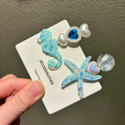 Elegant Starfish Hair Clips for Summer Beach Style - Smarsty