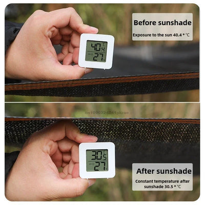 1/2/3/4/6PCS Mini LCD Digital Thermometer Hygrometer Indoor Room Temperature Humidity Meter Sensor Gauge Weather Station Set