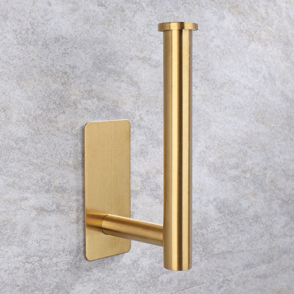 Stainless Steel Adhesive Paper Holder for Kitchen and Bathroom - Smarsty