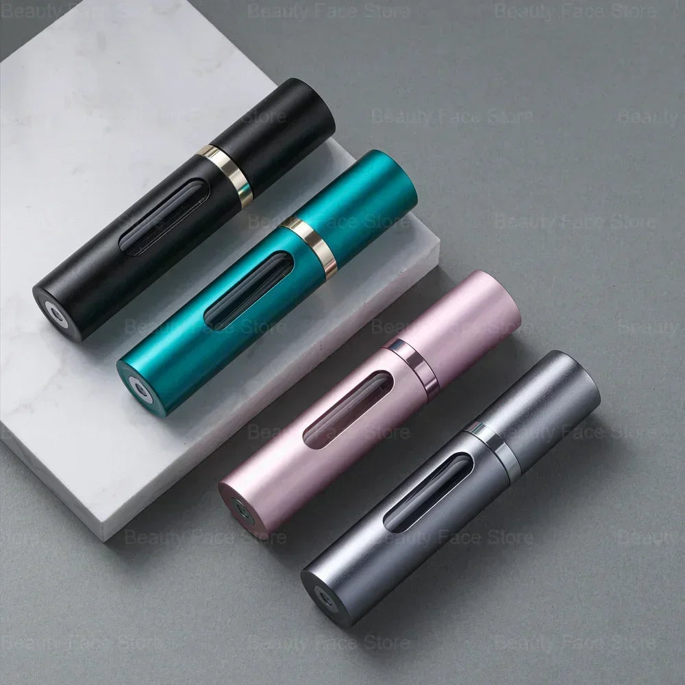 Portable Glass Refillable Perfume Bottle with Spray Pump - Smarsty