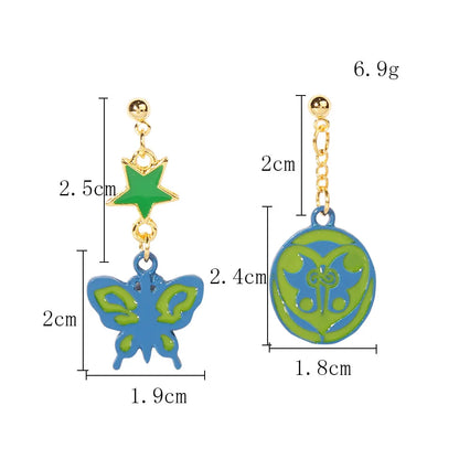 JoJo's Bizarre Adventure Kakyoin Earrings for Cosplay Jewelry - Smarsty
