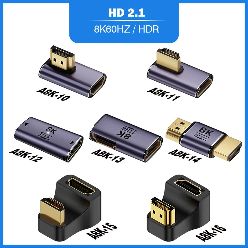 HDMI 2.1 Adapter for 8K 60Hz and 4K 120Hz - Smarsty