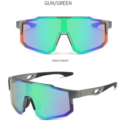 Cycling Sunglasses Sports Cycling Glasses Bike Eyewear MTB Dark Glasses Outdoor Bicycle Goggles for Men Women Sunglasses UV400 by Smarsty