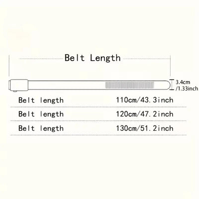 Mens Genuine Leather Automatic Buckle Ratchet Belt - Smarsty
