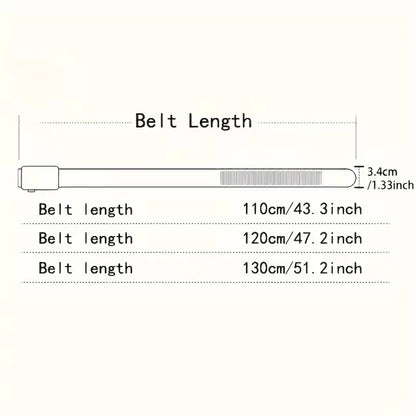 Mens Genuine Leather Automatic Buckle Ratchet Belt - Smarsty