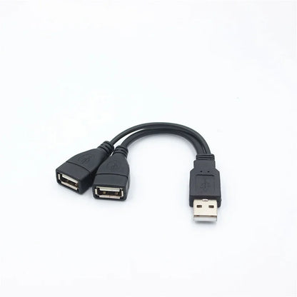 USB 2.0 Extension Cable Splitter for Dual Connectivity - Smarsty