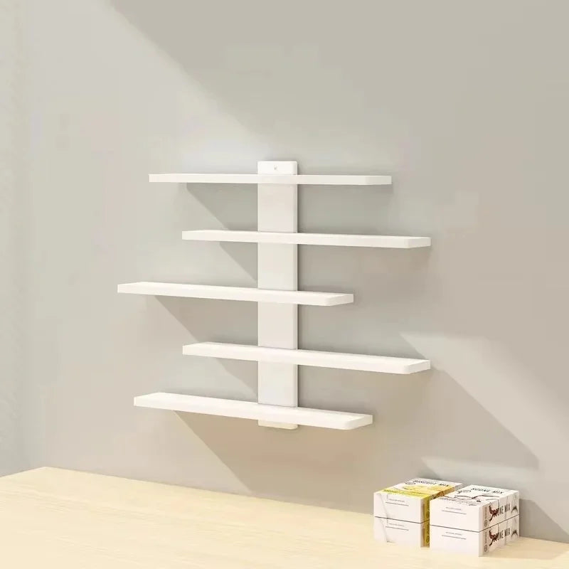 5-Tier Adjustable Wall-Mounted Display Shelf for Action Figures, Small Building Blocks & Collectibles - Modern Home Decor Storag by Smarsty
