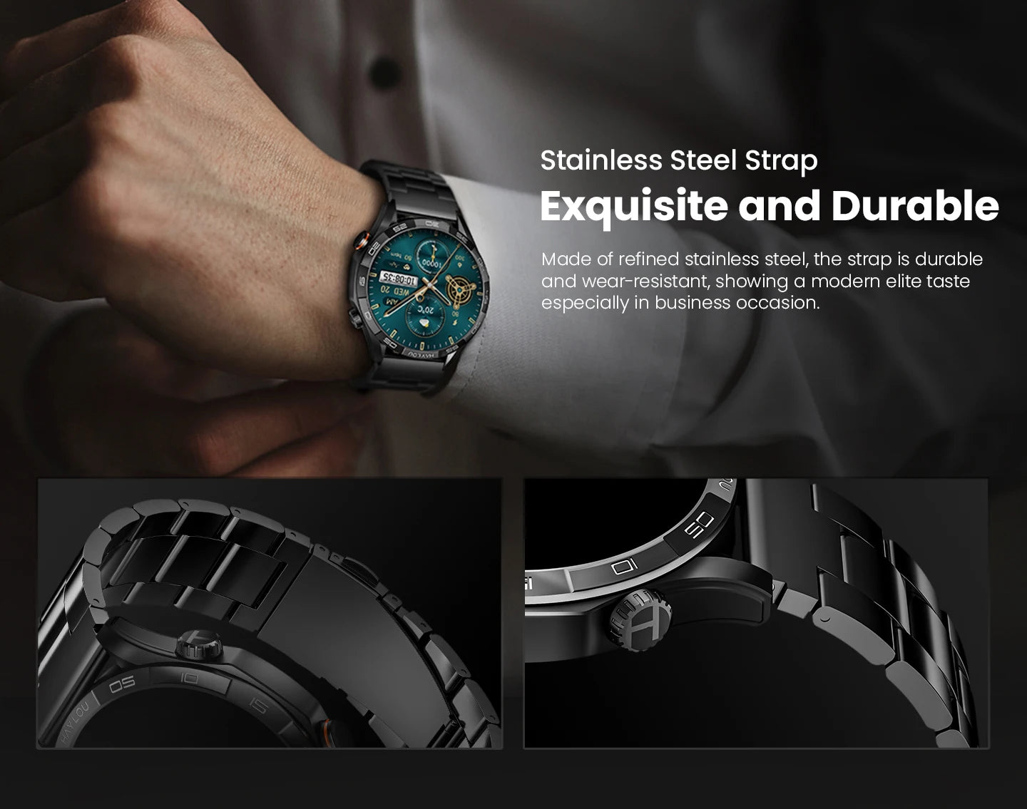 Haylou Solar 5 Smartwatch with Voice Calling and AMOLED Display - Smarsty