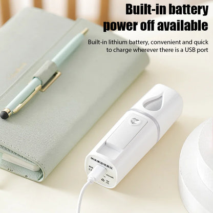 Mini Nano Mist Sprayer USB Rechargeable Facial Humidifier - Smarsty