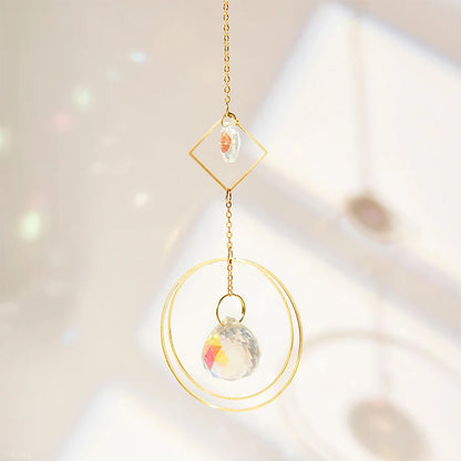 Hanging Crystal Pendant Suncatcher Wind Chimes for Home Decor - Smarsty