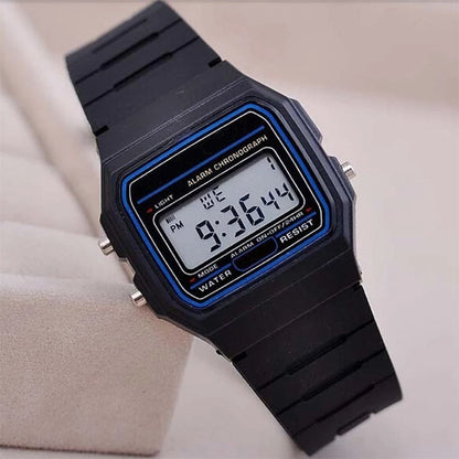 Fashion Sports Men's Digital LED Wristwatch with Silicone Band - Smarsty