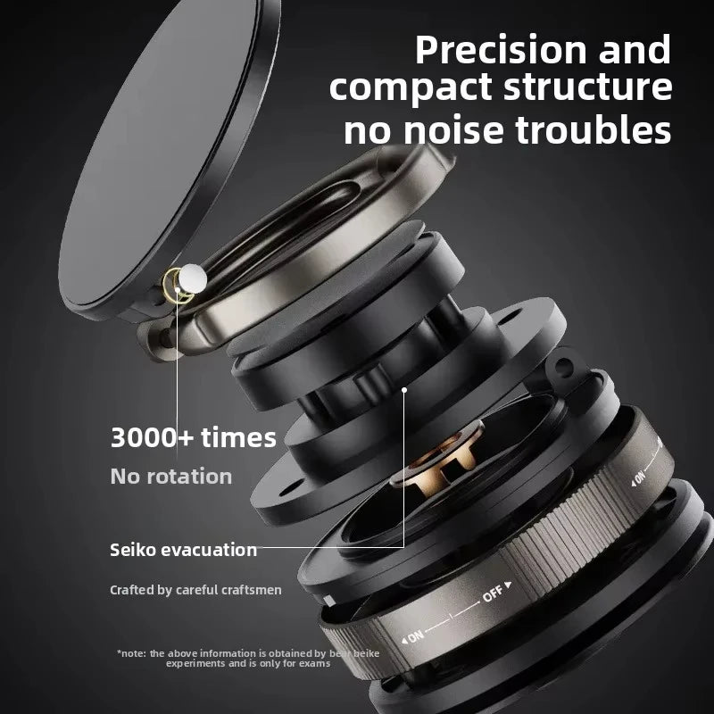 T30 Vacuum Magnetic Phone Holder Stand, for Magsafe Suction Cup Phone MountAdjustable Swivel Lock, for Your Car/Gym/Mirror