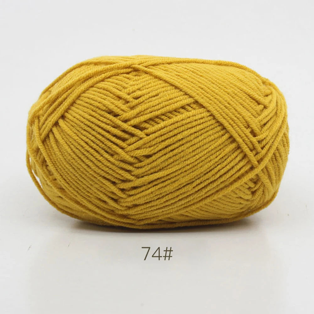Soft Milk Cotton Yarn for Hand Knitting Projects - Smarsty