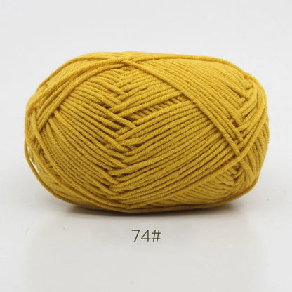 Soft Milk Cotton Yarn for Hand Knitting Projects - Smarsty