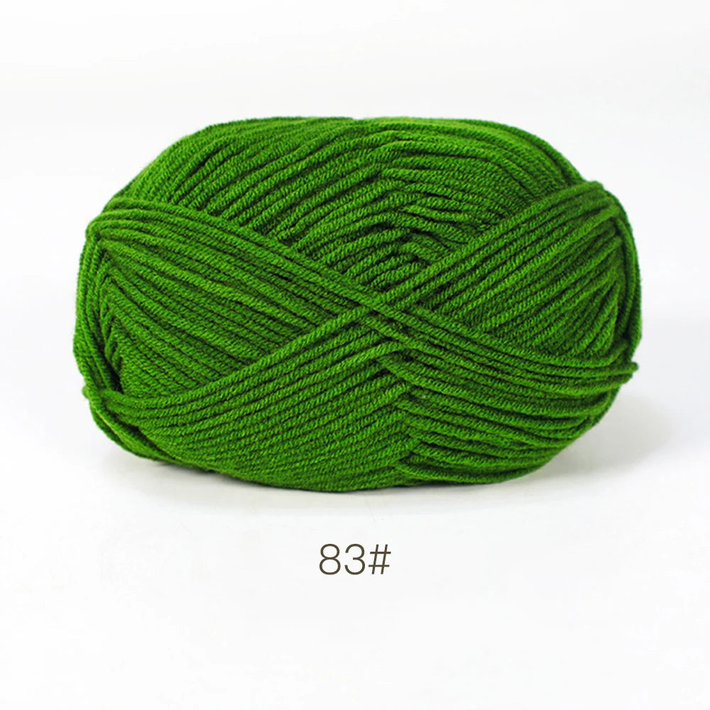 Soft Milk Cotton Yarn for Hand Knitting Projects - Smarsty