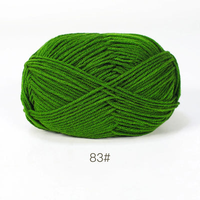 Soft Milk Cotton Yarn for Hand Knitting Projects - Smarsty