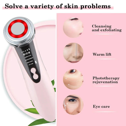 5 In 1 Facial Massager with LED Light Therapy - Smarsty