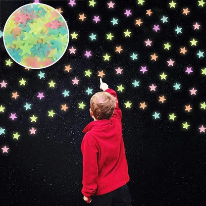 Glow in The Dark Stars Wall Stickers for Kids - Smarsty