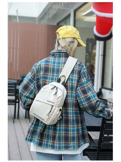 Nylon Messenger Bag With Adjustable Strap For Outdoor Use - Smarsty