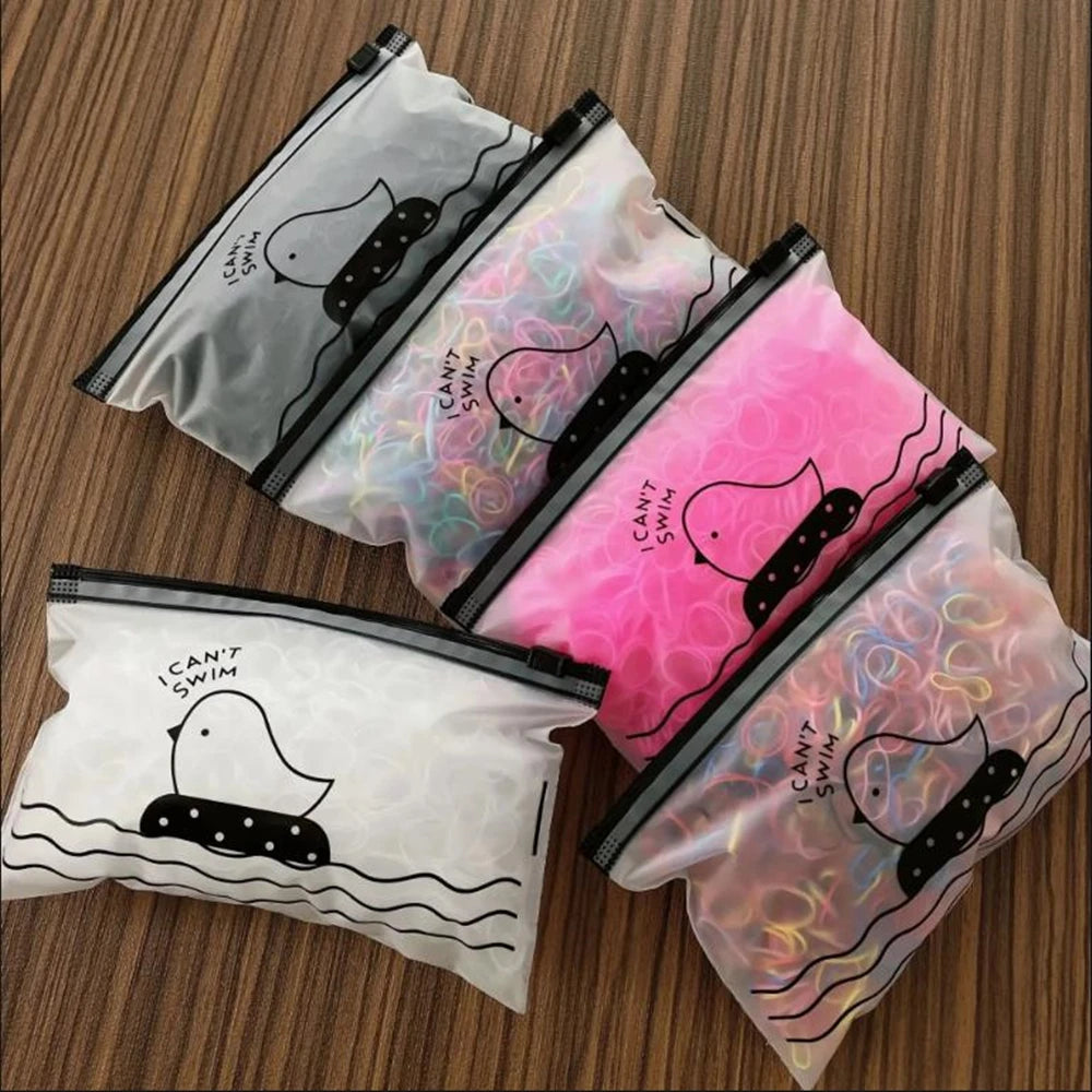 Colorful Kids Hair Ties Ponytail Bands Gentle Non Slip - Smarsty