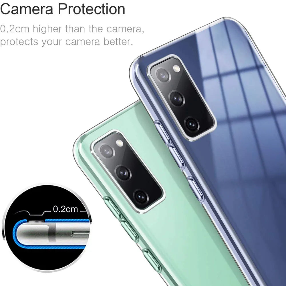 Ultra Slim Silicone Galaxy Case With Anti Scratch Guard - Smarsty
