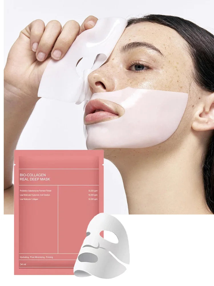 Bio Collagen Face Mask for Deep Hydration and Brightening - Smarsty