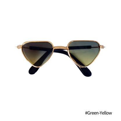 Vintage Round Dog Sunglasses for Stylish Pet Photos - Smarsty
