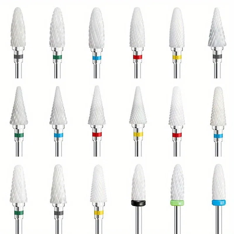 Ceramic Nail Drill Bits for Precision Manicure - Smarsty