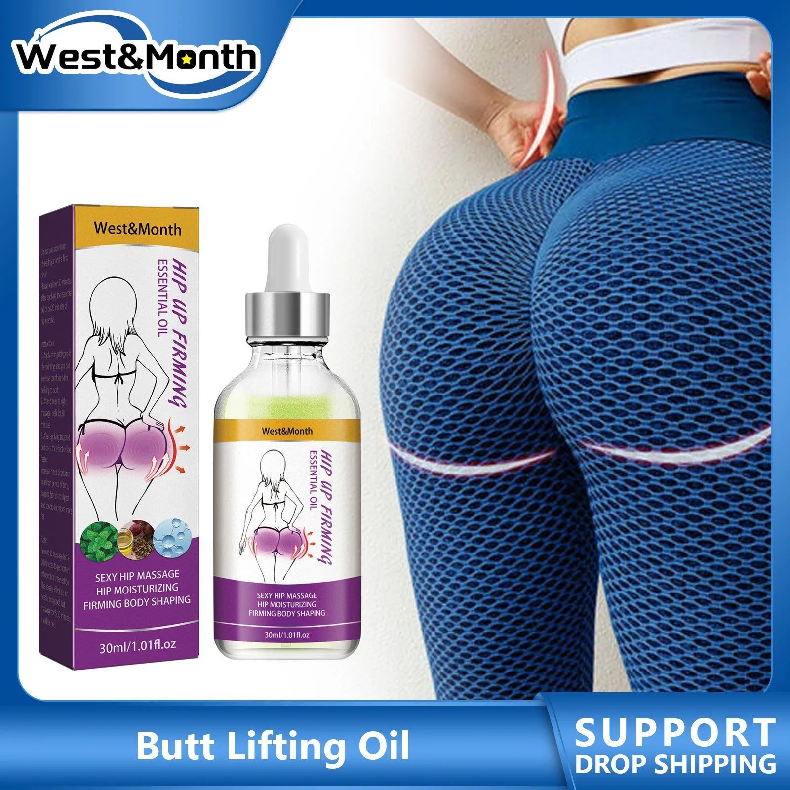 Butt Enhancement Oil for Effective Lifting and Firming - Smarsty