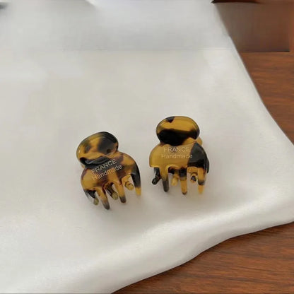 Mini Acetate Hair Claw Clips For Girls Cute Lightweight Grip - Smarsty