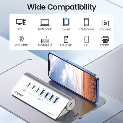 High Performance USB Docking Station With 10Gbps Hub