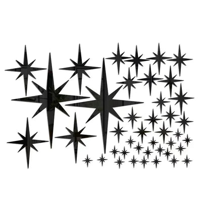 Star Mirror Wall Stickers for Stunning Home Decor - Smarsty