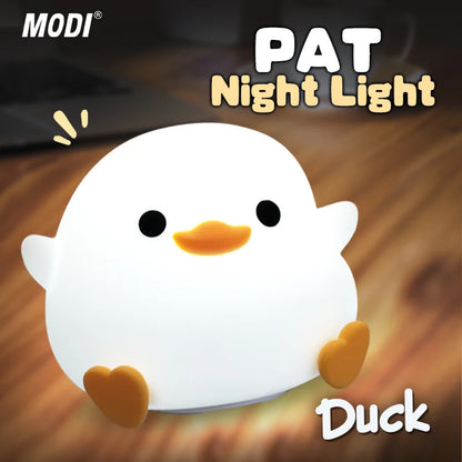 Cute Duck Night Light with Touch Sensor and Timer - Smarsty