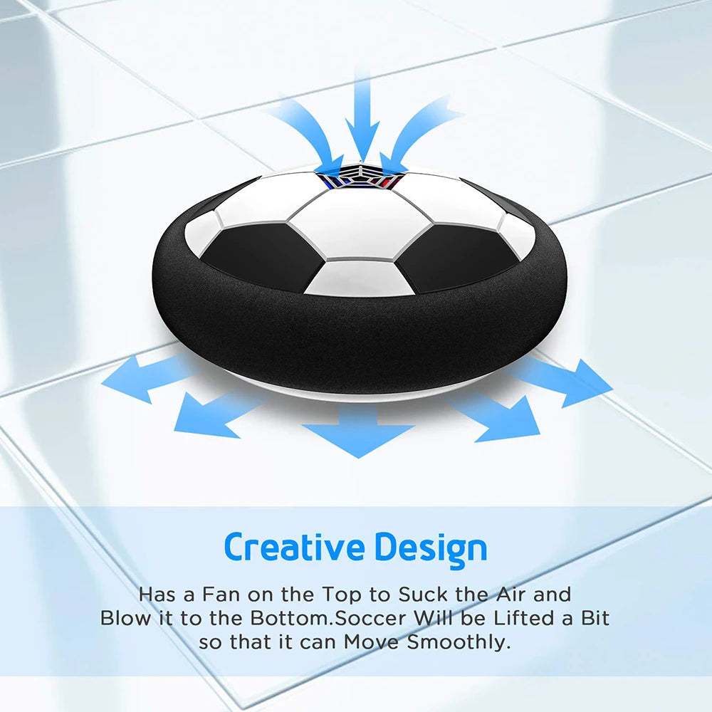 LED Hover Soccer Ball Air Power Training Ball Playing Football Indoor Outdoor Game  Sport Toys  Birthday Gifts for Kids Soccer - Smarsty