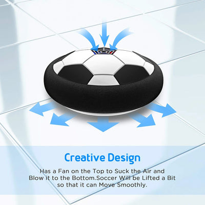 LED Hover Soccer Ball Air Power Training Ball Playing Football Indoor Outdoor Game  Sport Toys  Birthday Gifts for Kids Soccer - Smarsty