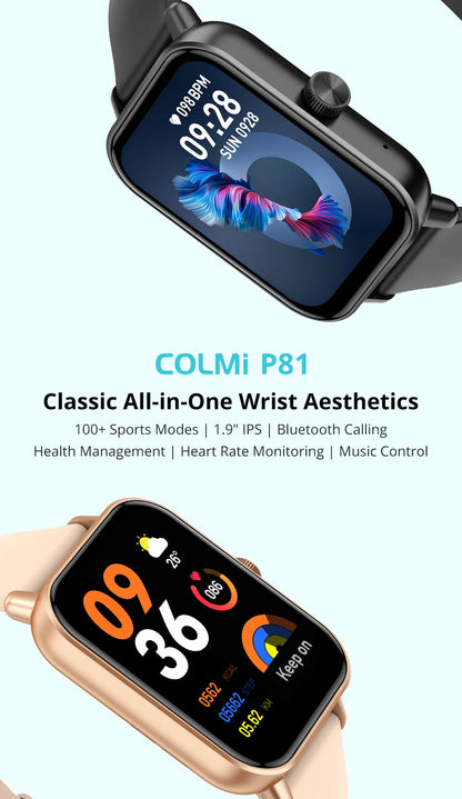 COLMI P81 Smart Watch with Voice Calling and Health Monitor - Smarsty