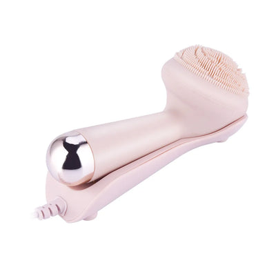 Electric Silicone Facial Brush with Vibration Massage - Smarsty