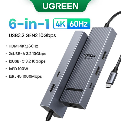 USB C Hub 10 In 1 With 4K60Hz HDMIPort PowerDelivery - Smarsty