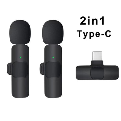 Portable Wireless Lavalier Microphone for Clear Live Streaming - Smarsty
