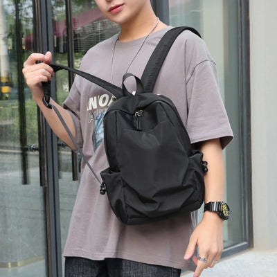 Sport Mini Men's Backpack Fashion Small Black Travel Rucksack Shoulder School Bag Canvas Designer Sports Backpacks Mochila Bags - Smarsty