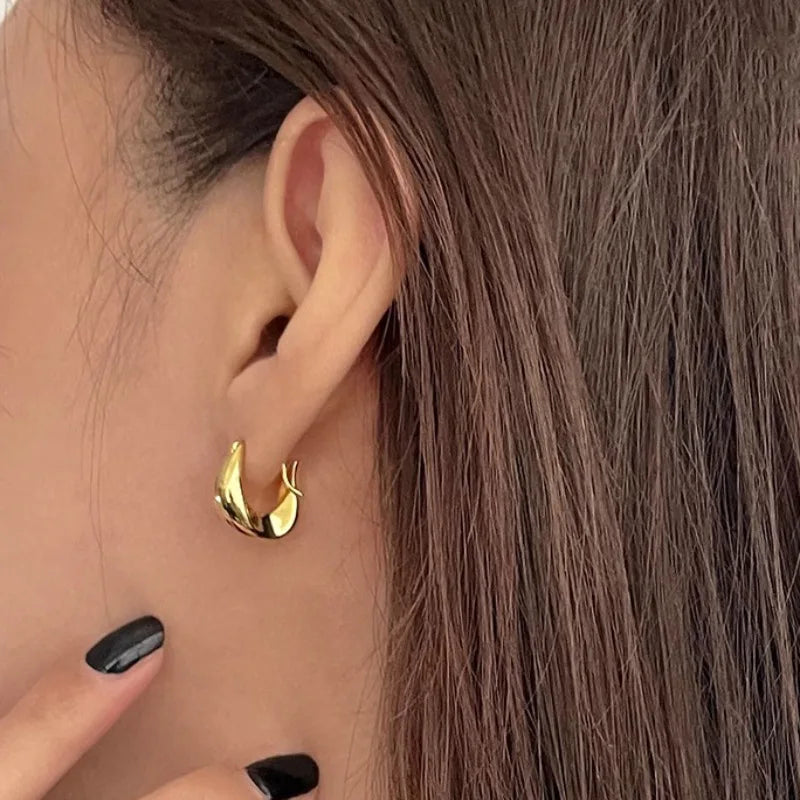 925 Sterling Silver Hoop Earrings For Women Versatile - Smarsty
