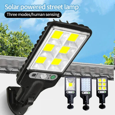 Solar LED Wall Lamp with Motion Sensor for Gardens - Smarsty