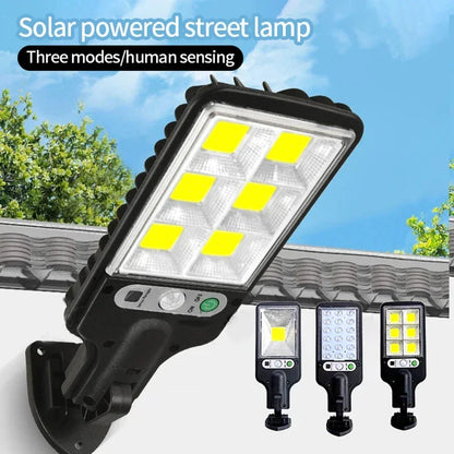 Solar LED Wall Lamp with Motion Sensor for Gardens - Smarsty