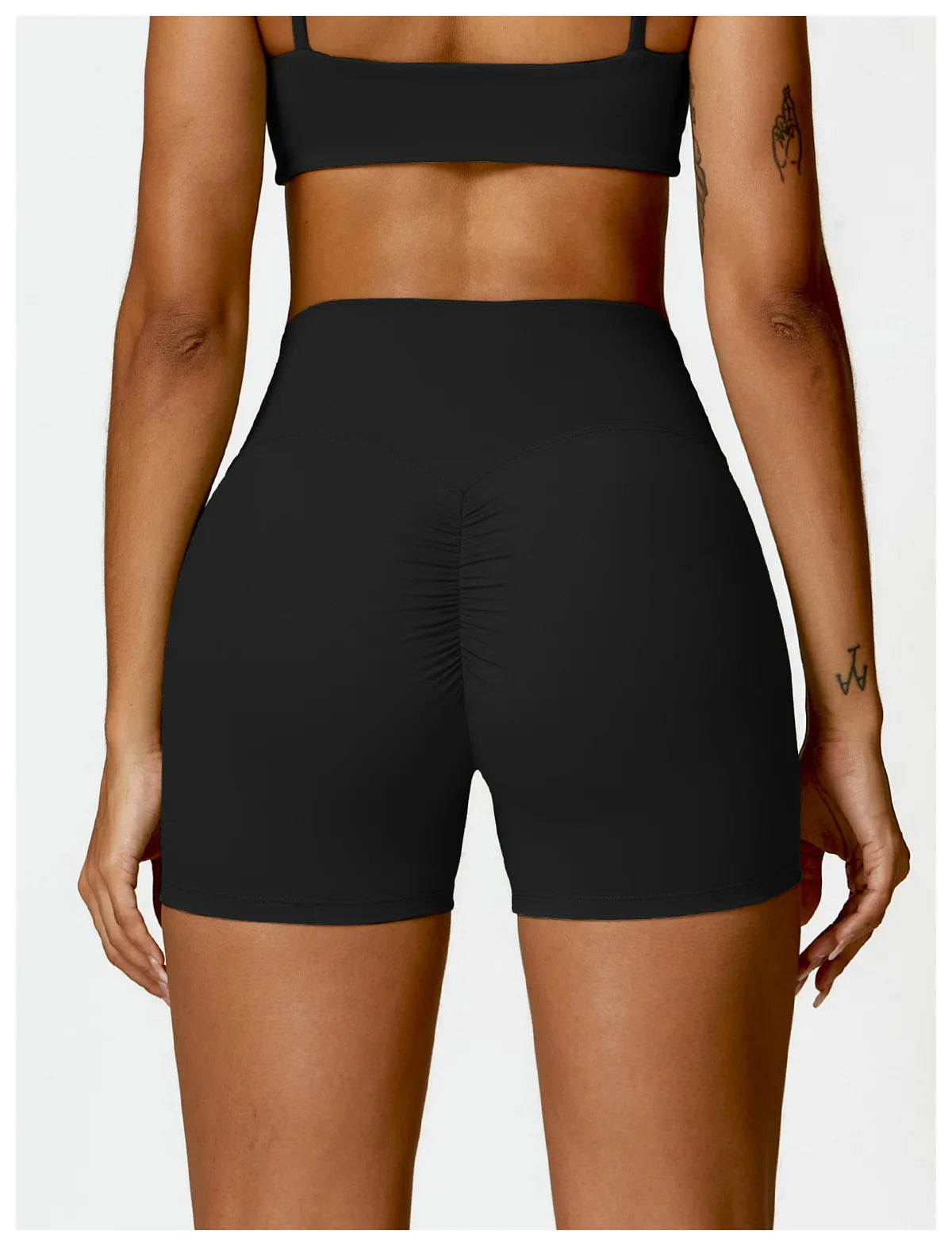 Ctenkevet Solid Color Women Fitness Quick-Dry Sport Short Women Cycling Soft Training Shorts Jog High Waist Yoga Short Legging - Smarsty